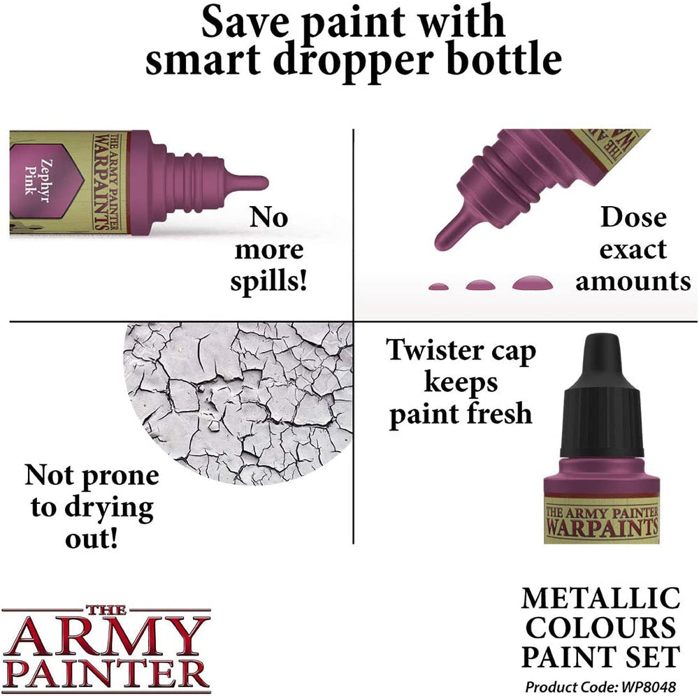 The Army Painter - Metallic Colours Paint Set (Online Order Only)