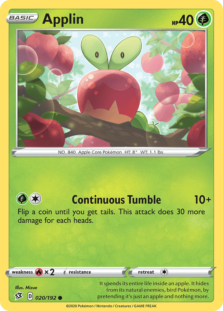 Applin (020/192) [Sword & Shield: Rebel Clash] (Online Only)