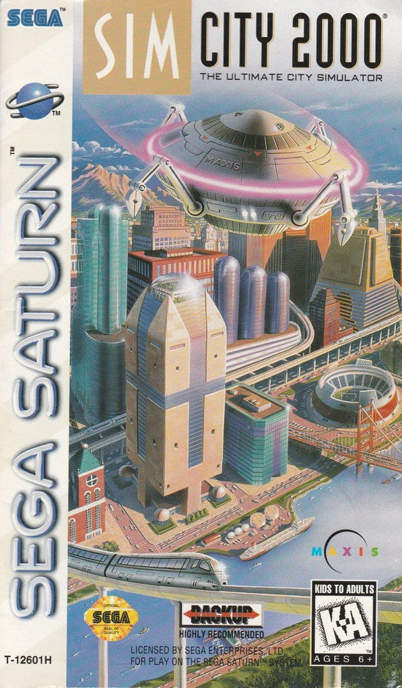 SimCity 2000 (Sega Saturn) (ONLINE ORDER ONLY)