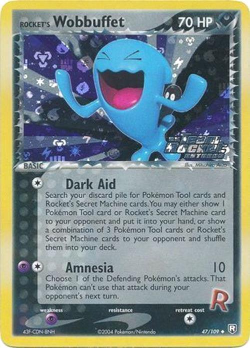 Rocket's Wobbuffet (47/109) (Stamped) [EX: Team Rocket Returns] (Online Only)
