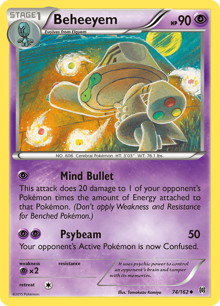 Beheeyem (74/162) [XY: BREAKthrough] (Online Only)