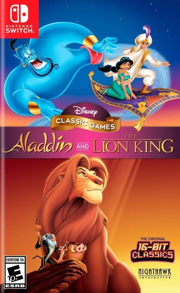 Disney Classic Games: Aladdin And The Lion King (Nintendo Switch) (ONLINE ORDER ONLY)
