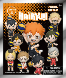 Haikyuu!! 3D Foam Bag Clip, Series 4 Blind Bag (ONLINE ORDER ONLY)