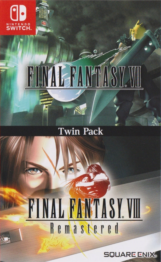 Final Fantasy VII / Final Fantasy VIII Remastered Twin Pack [Asian Import] (Nintendo Switch) (ONLINE ORDER ONLY)