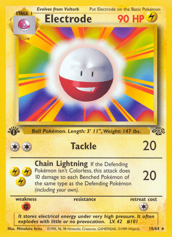 Electrode (18/64) [Jungle 1st Edition] (Online Only)