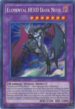 Elemental HERO Dark Neos [LCGX-EN059] Secret Rare (ONLINE ORDER ONLY)