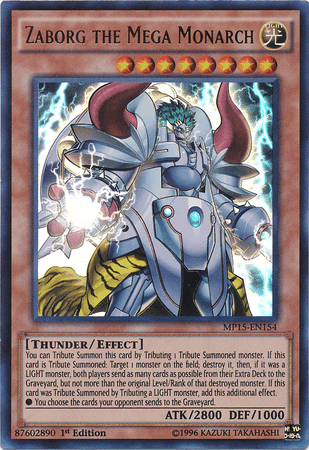 Zaborg the Mega Monarch [MP15-EN154] Ultra Rare (ONLINE ORDER ONLY)