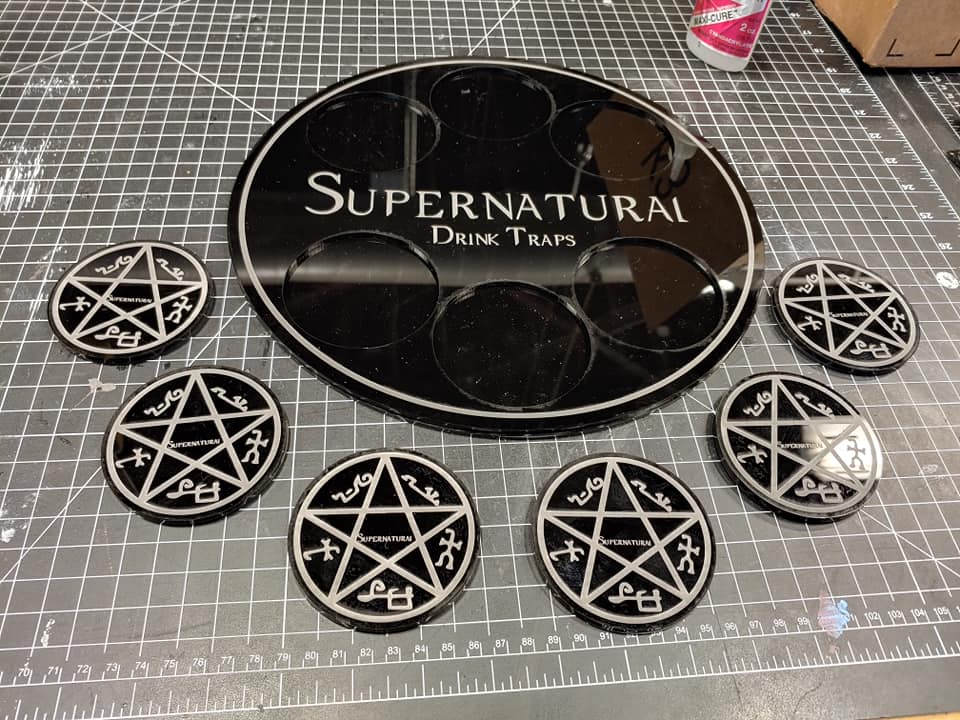 Supernatual Drink Trap Coaster Set (ONLINE ORDER ONLY)