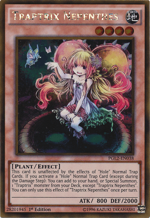 Traptrix Nepenthes [PGL2-EN038] Gold Rare (ONLINE ORDER ONLY)