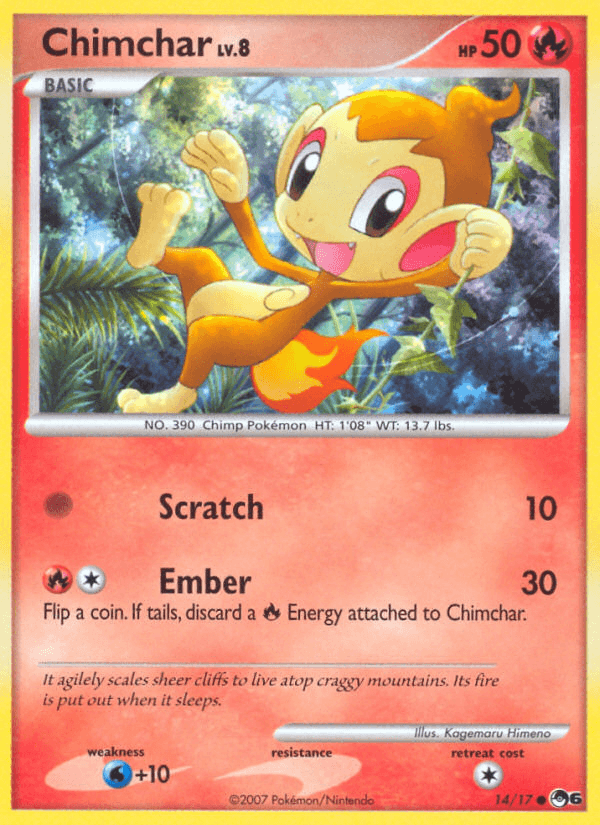 Chimchar (14/17) [POP Series 6] (Online Only)