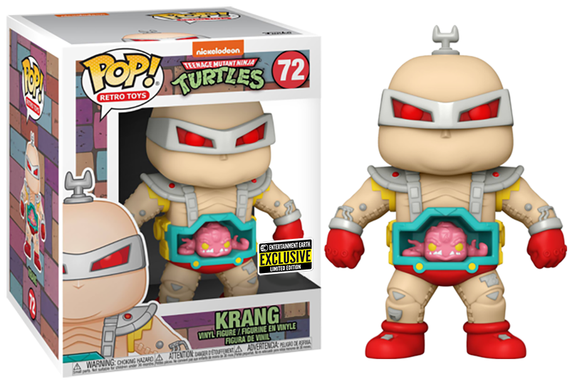 Krang (6-inch, Teenage Mutant Ninja Turtles, Retro Toys) 72 - Entertainment Earth Exclusive (Online Order Only)