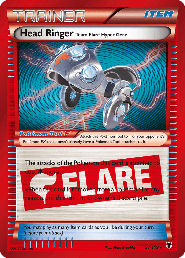 Head Ringer Team Flare Hyper Gear (97/119) [XY: Phantom Forces] (Online Only)