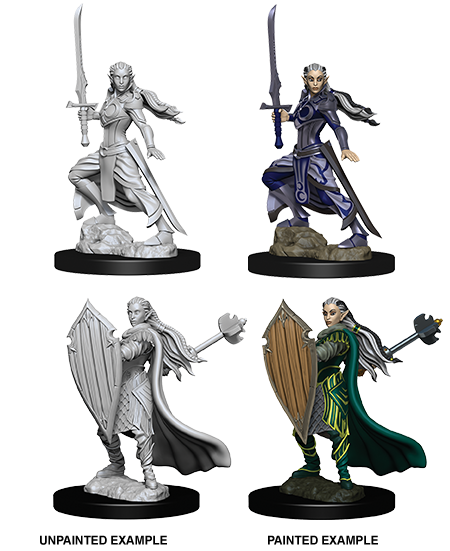 D&D: Nolzur's Marvelous Miniatures - Elf Female Paladin (ONLINE ORDER ONLY)