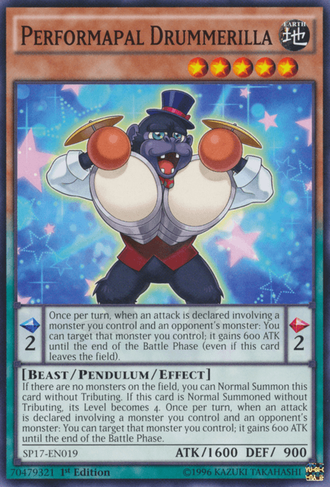 Performapal Drummerilla [SP17-EN019] Common (ONLINE ORDER ONLY)
