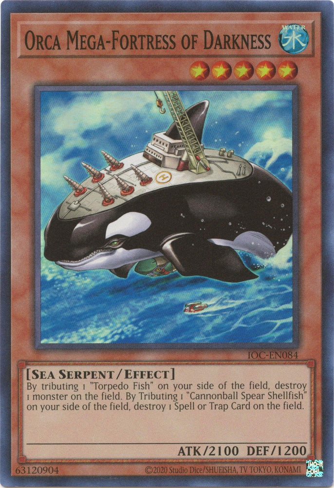 Orca Mega-Fortress of Darkness (25th Anniversary) [IOC-EN084] Super Rare (ONLINE ORDER ONLY)