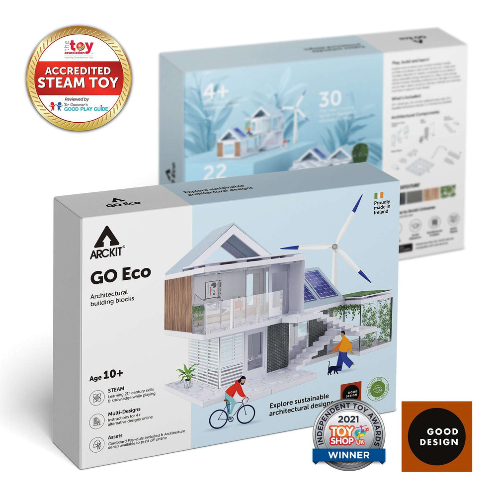 Bundle kit with Arckit GO Eco and Coastal Living Architectural Model Kits (ONLINE ORDER ONLY)