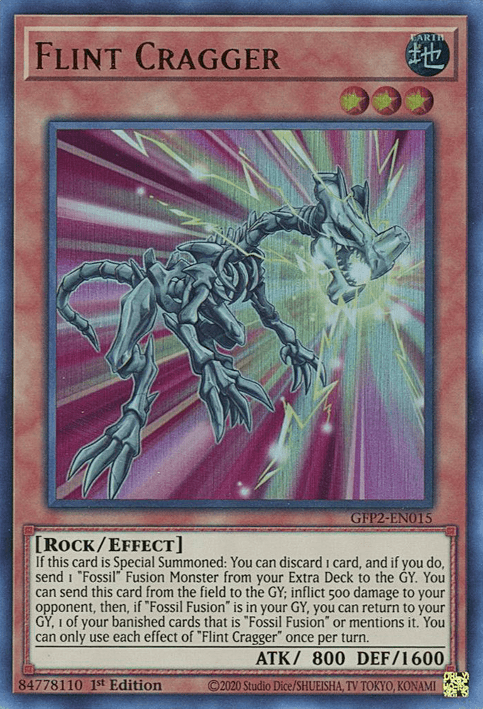 Flint Cragger [GFP2-EN015] Ultra Rare (ONLINE ORDER ONLY)