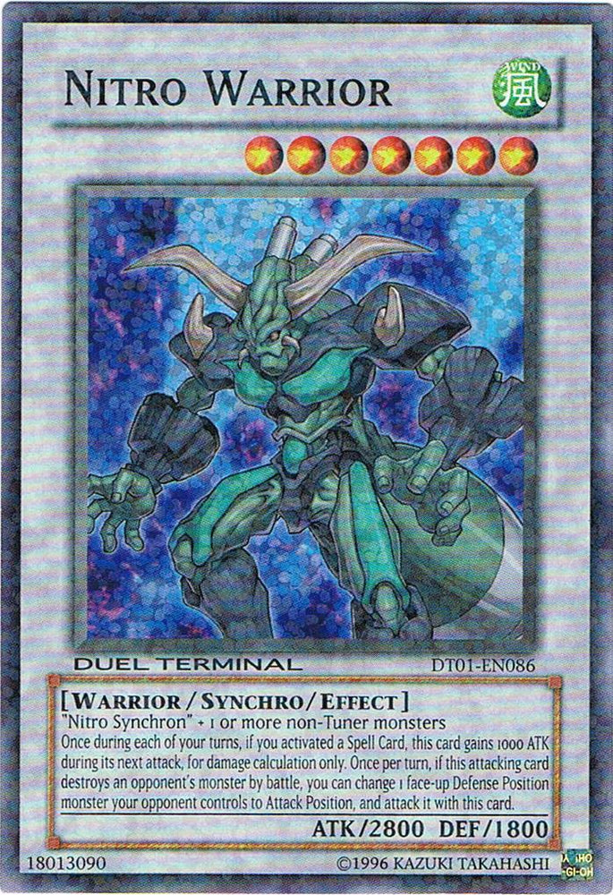 Nitro Warrior [DT01-EN086] Super Rare (ONLINE ORDER ONLY)