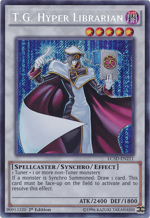 T.G. Hyper Librarian [LC5D-EN211] Secret Rare (ONLINE ORDER ONLY)