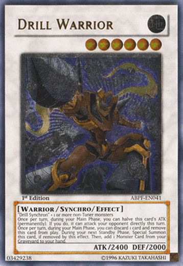 Drill Warrior [ABPF-EN041] Ultimate Rare (ONLINE ORDER ONLY)
