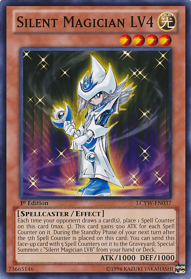 Silent Magician LV4 [LCYW-EN037] Common (ONLINE ORDER ONLY)
