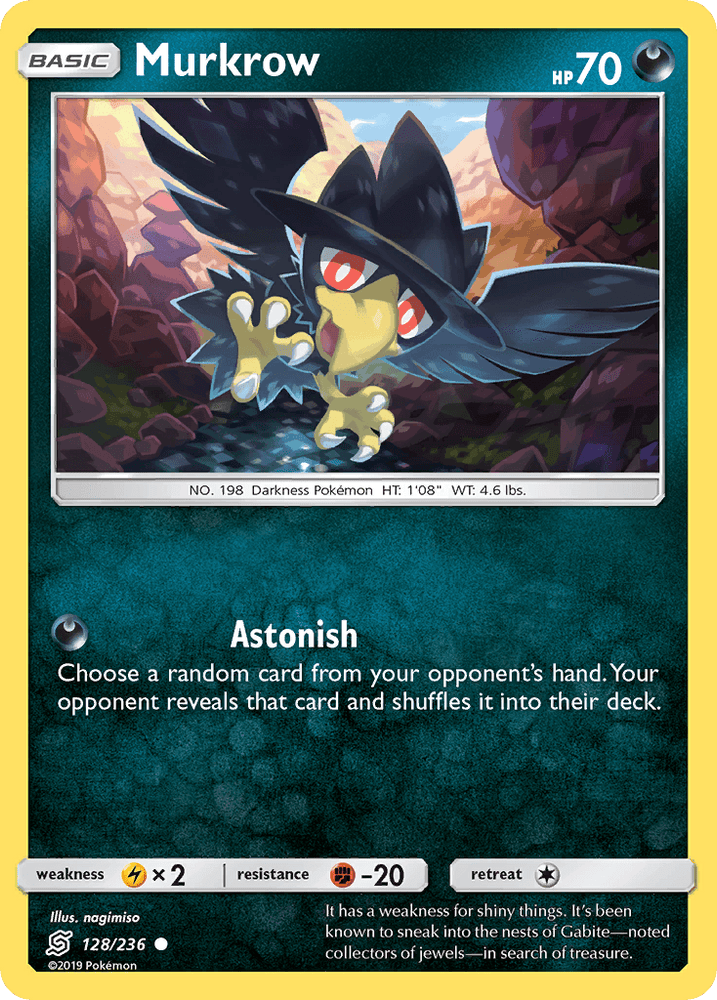 Murkrow (128/236) [Sun & Moon: Unified Minds] (Online Only)