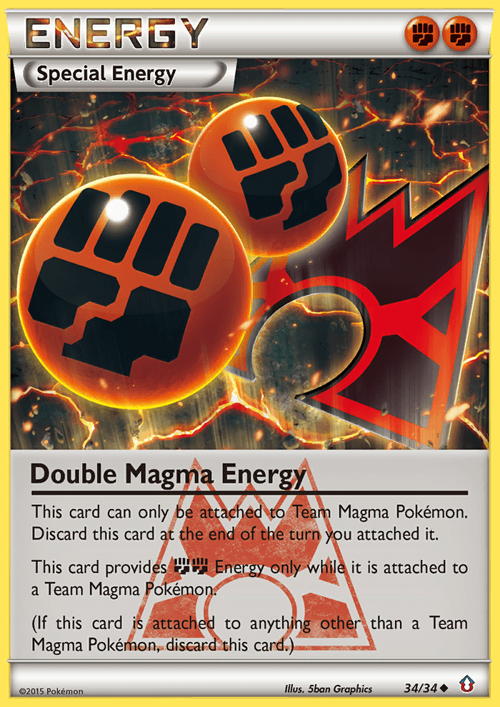 Double Magma Energy (34/34) [XY: Double Crisis] (Online Only)