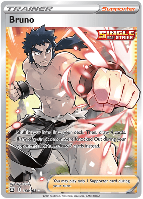 Bruno (158/163) [Sword & Shield: Battle Styles] (Online Only)