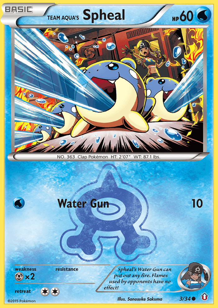Team Aqua's Spheal (3/34) [XY: Double Crisis] (Online Only)