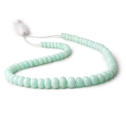 7-11mm Pale Chrysoprase Plain Rondelle Beads 18 inch 78 pieces (ONLINE ORDER ONLY)