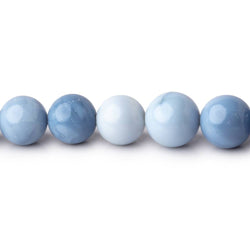 7.5-8mm Owyhee Blue Opal Plain Round Beads 17.5 inch 57 pieces (ONLINE ORDER ONLY)