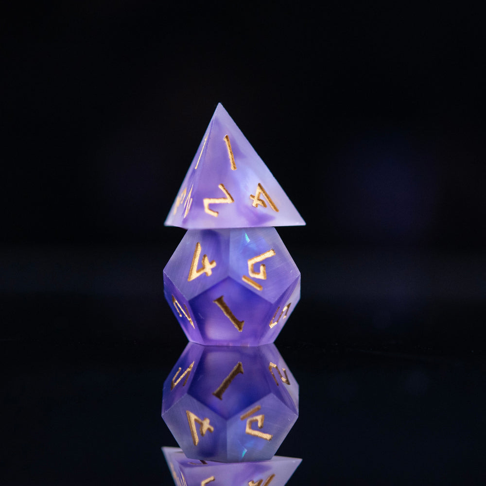 Mystic Divination Sharp-Edged Resin Dice Set (ONLINE ORDER ONLY)