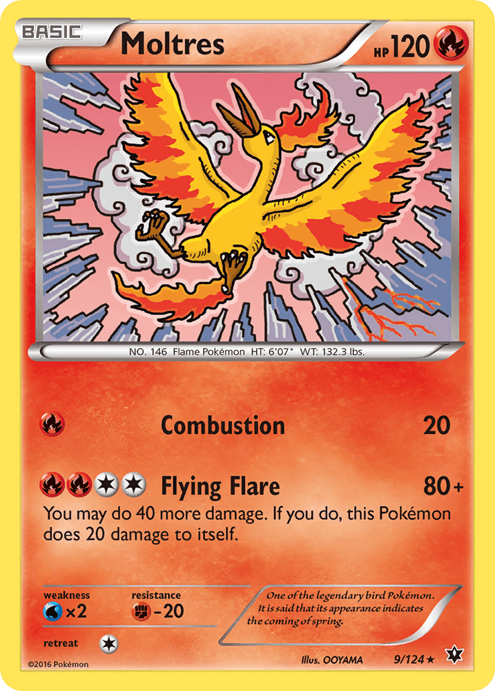 Moltres (9/124) [XY: Fates Collide] (Online Only)