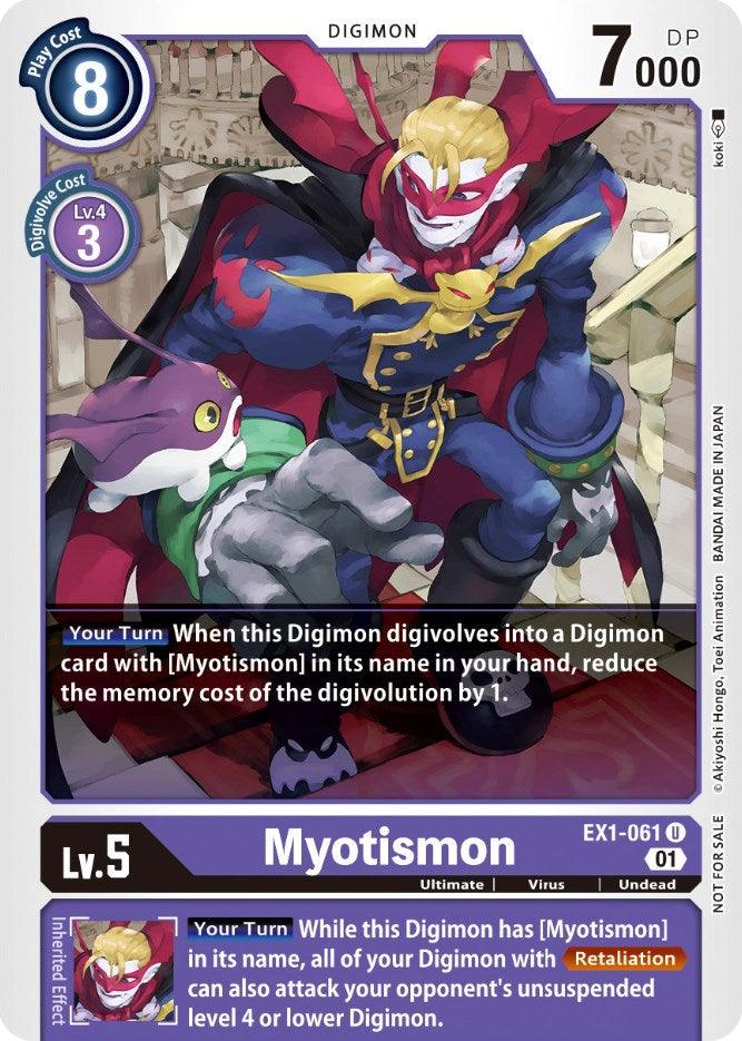 Myotismon [EX1-061] (Winner Pack X Record) [Classic Collection Promos] (ONLINE ORDER ONLY)