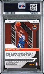 Graded 2018 Panini Prizm Mikal Bridges #289 Red Ice Rookie RC Basketball Card PSA 10 Gem Mint (ONLINE ORDER ONLY)