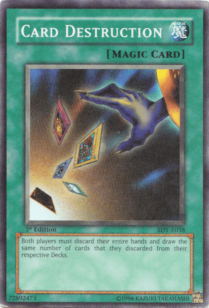 Card Destruction [SDY-E038] Super Rare (ONLINE ORDER ONLY)