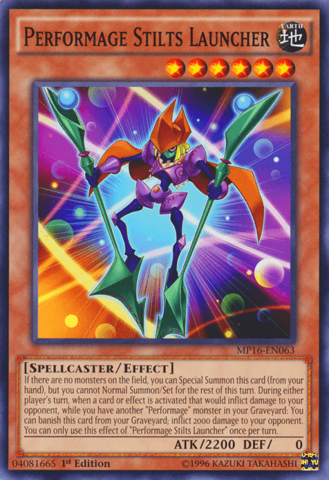 Performage Stilts Launcher [MP16-EN063] Common (ONLINE ORDER ONLY)