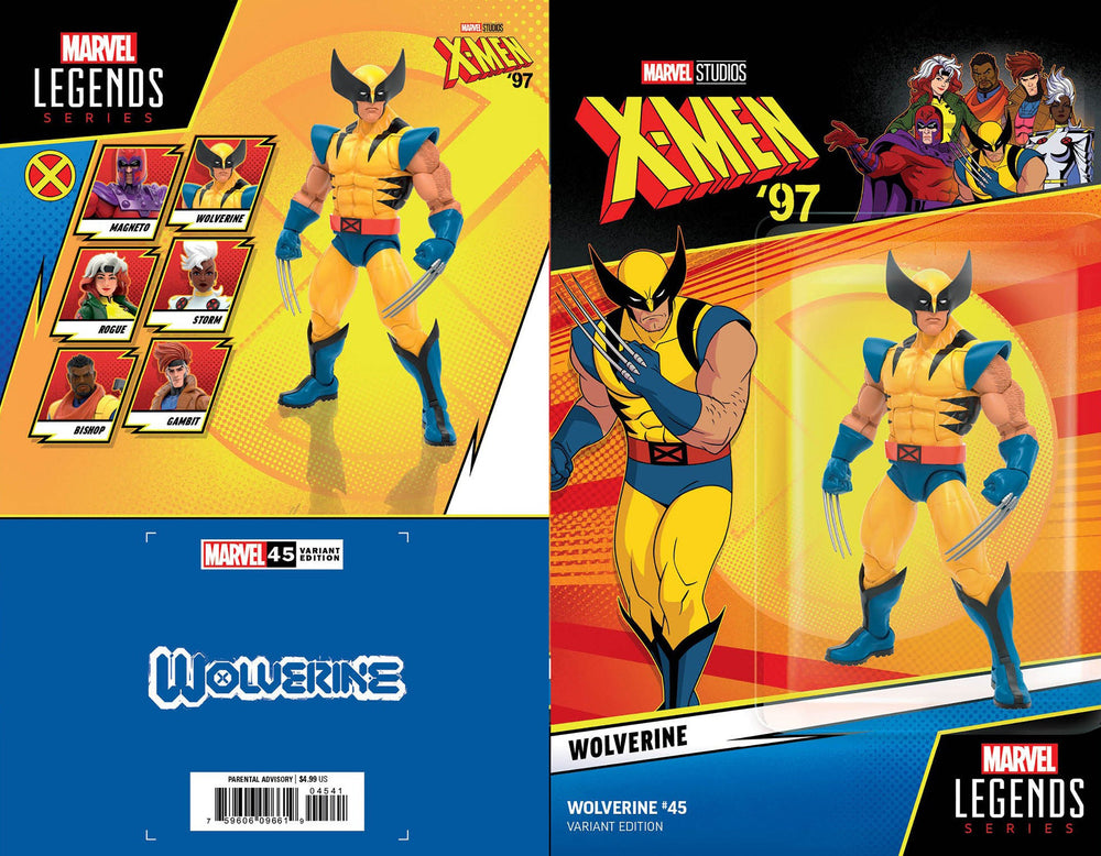 Wolverine #45 X-Men 97 Wolverine Action Figure Variant (ONLINE ORDER ONLY)