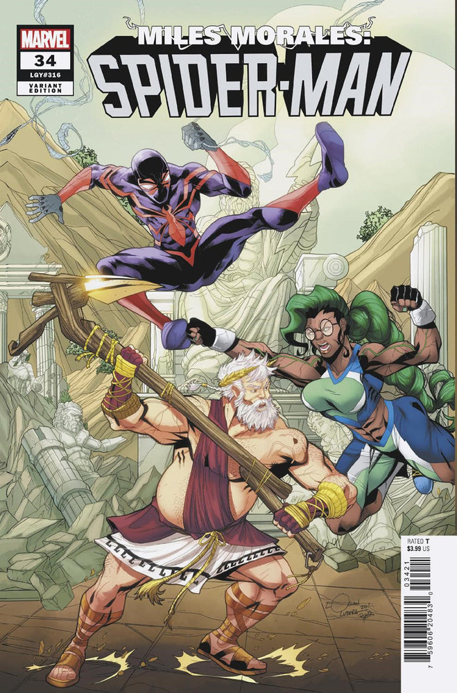 Miles Morales: Spider-Man #34 Logan Lubera 5-Part Connecting Variant (Online Order Only)