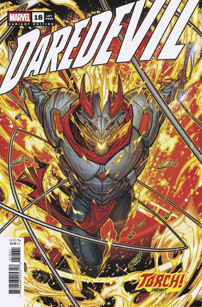 Daredevil #18 Jonboy Meyers Torch! Variant (Online Order Only)