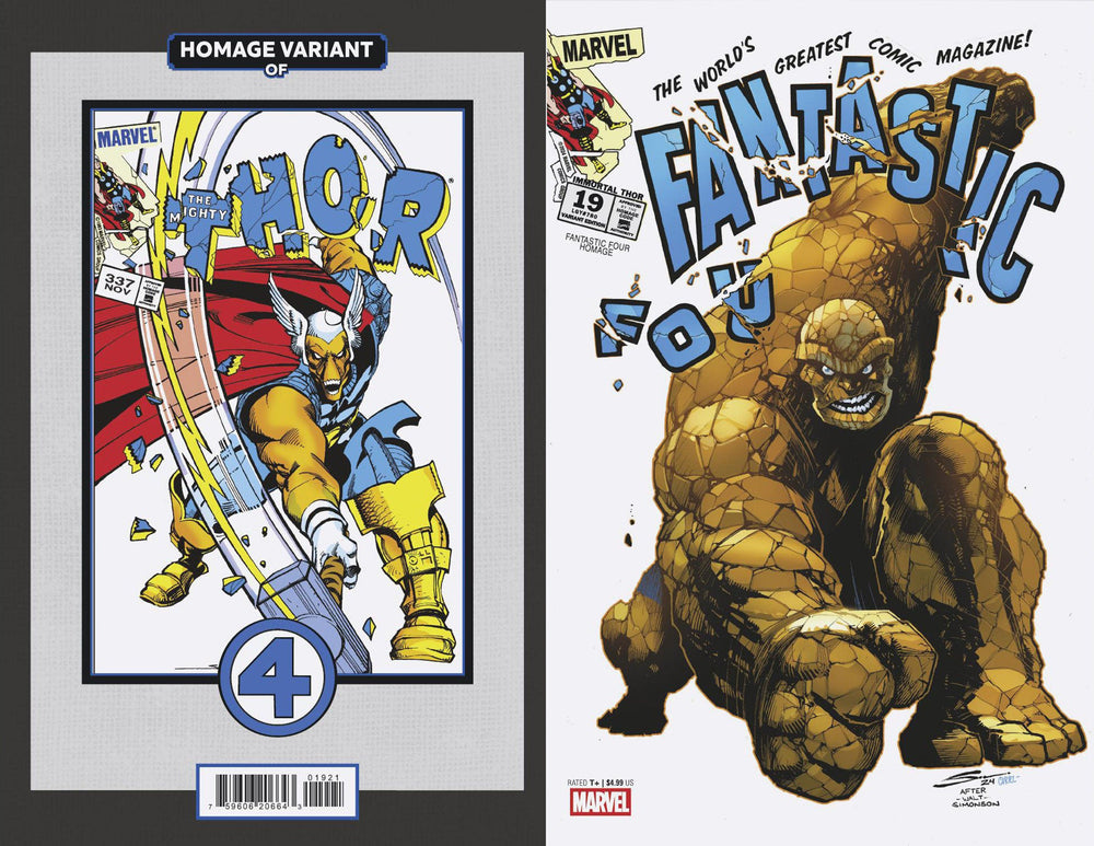 Immortal Thor #19 Gerardo Sandoval Fantastic Four Homage Variant (Online Order Only)