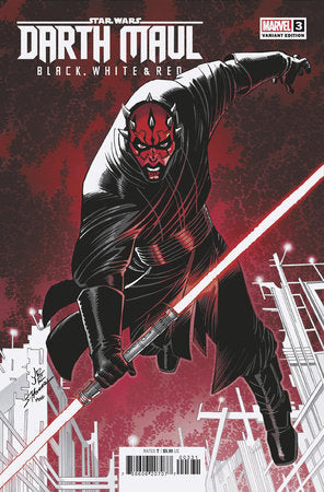 Star Wars Darth Maul Black White Red #3 C John Romita Jr Variant (06/26/2024) Marvel (ONLINE ORDER ONLY)