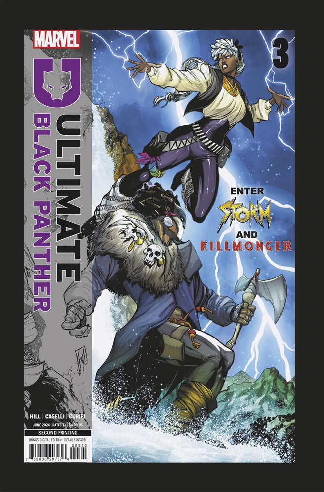 Ultimate Black Panther #3 Stefano Caselli 2nd Print Variant (ONLINE ORDER ONLY)