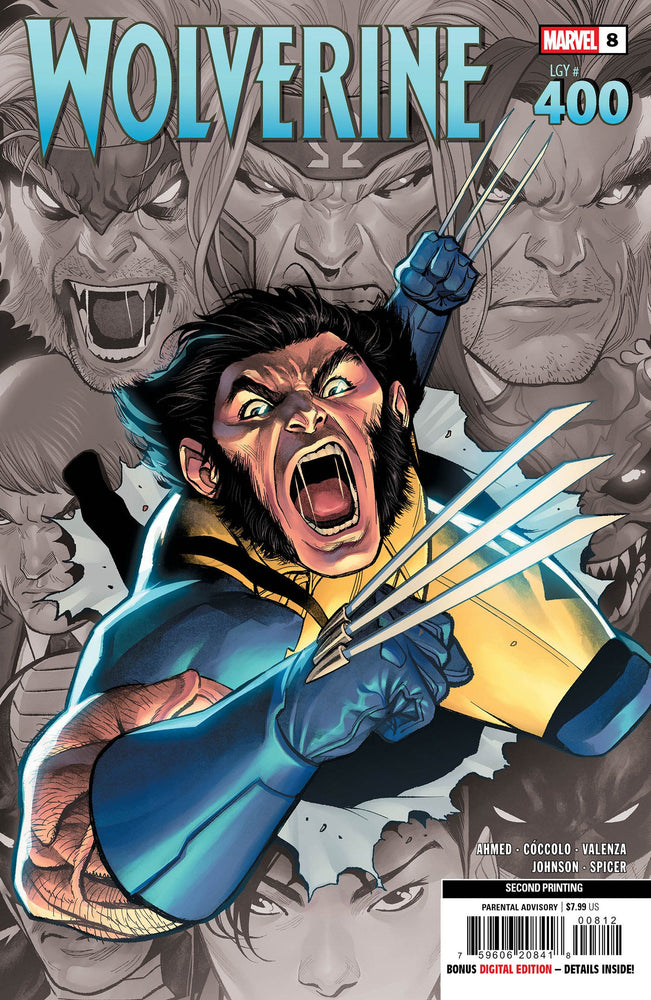 Wolverine #8 Martin Coccolo 2nd Print Variant (Online Order Only)
