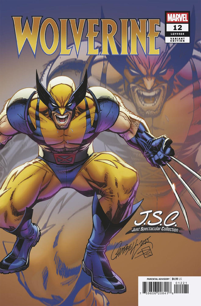 Wolverine #12 J. Scott Campbell Just Spectacular Collection Variant (ONLINE ORDER ONLY)