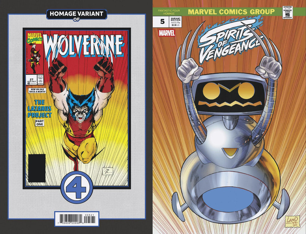 Spirits Of Vengeance #5 Greg Land Fantastic Four Homage Variant (Online Order Only)