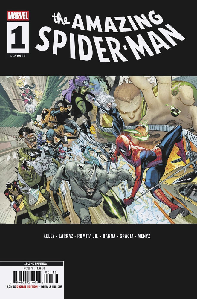 Amazing Spider-Man #1 Pepe Larraz 2nd Print Variant (Online Order Only)
