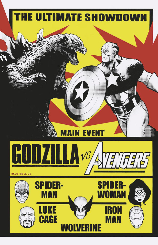 Godzilla vs. Avengers #1 Lee Garbett Versus Variant (Online Order Only)