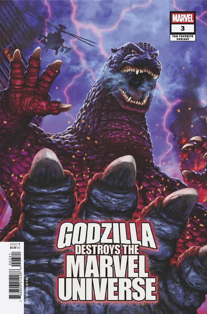 Godzilla Destroys The Marvel Universe #3 Kaida Yuji Fan Favorite Variant (ONLINE ORDER ONLY)