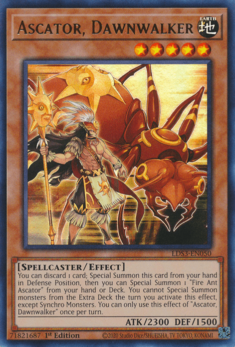 Ascator, Dawnwalker [LDS3-EN050] Ultra Rare (ONLINE ORDER ONLY)